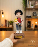 São Carlo Acutis da Eucaristia Viva – Amigurumi Sagrado em Crochê | Santa Arte