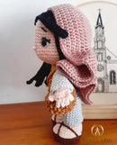 Santa Maria Madalena da Conversão e do Amor – Amigurumi Sagrado em Crochê | Santa Arte