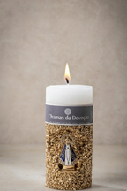 Vela Santuário Nossa Senhora Aparecida Azul - Aromatizada