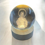 Chamas da Devoção - Luminaria Esfera de Cristal Sagrada 3D